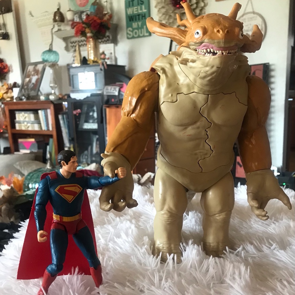 Superman and Kaiju Slime from Superman Movie